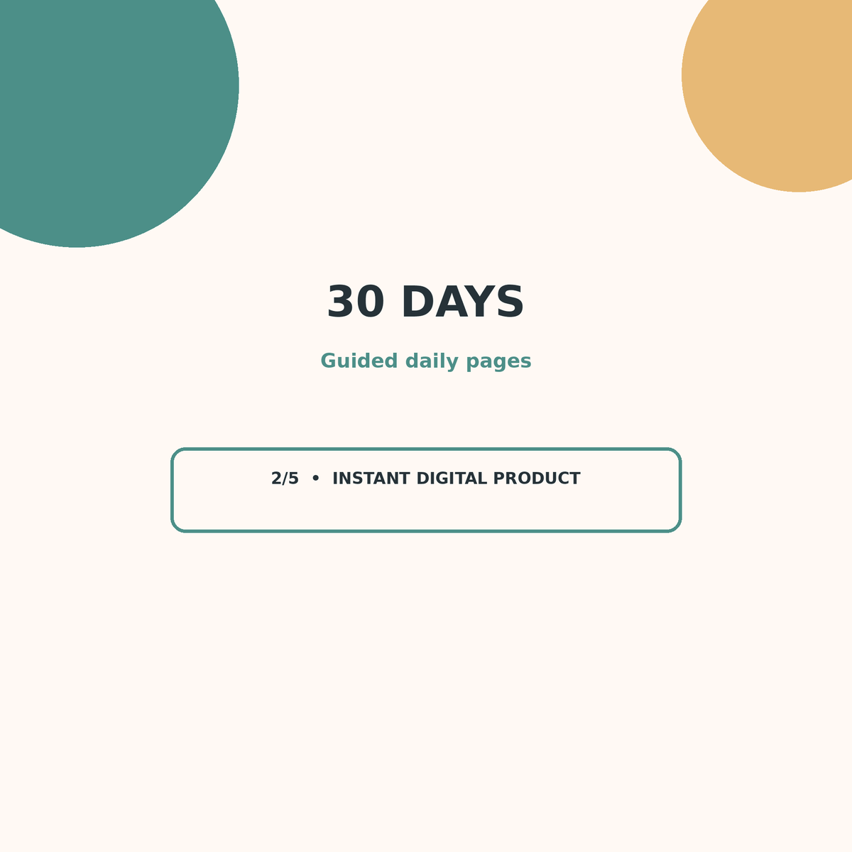30-Day Feelings Workbook Printable Kit for Kids Ages 4-7