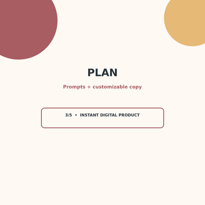 Digital Product Launch Planner 30-Day Printable Kit