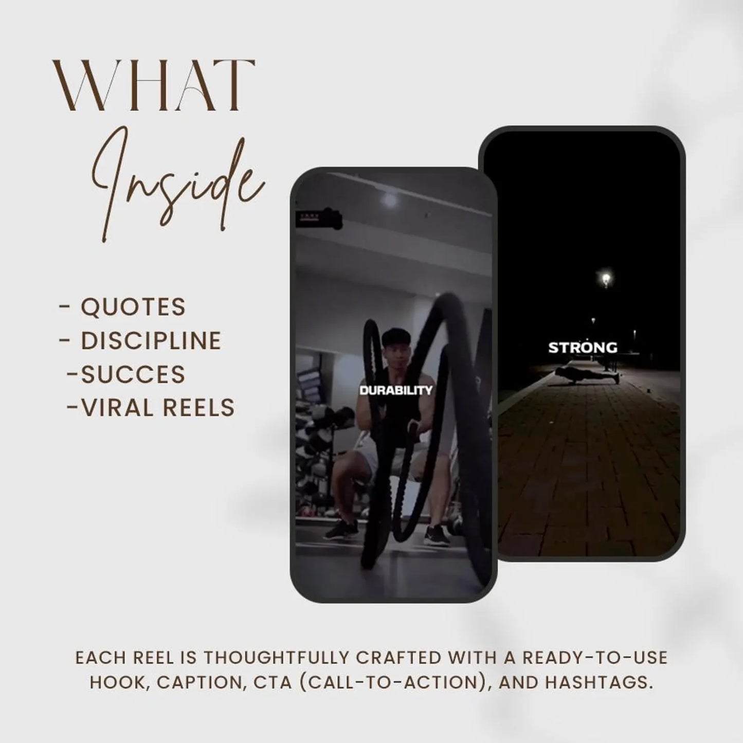 600+ Motivation Reels: MRR/PLR Canva Templates