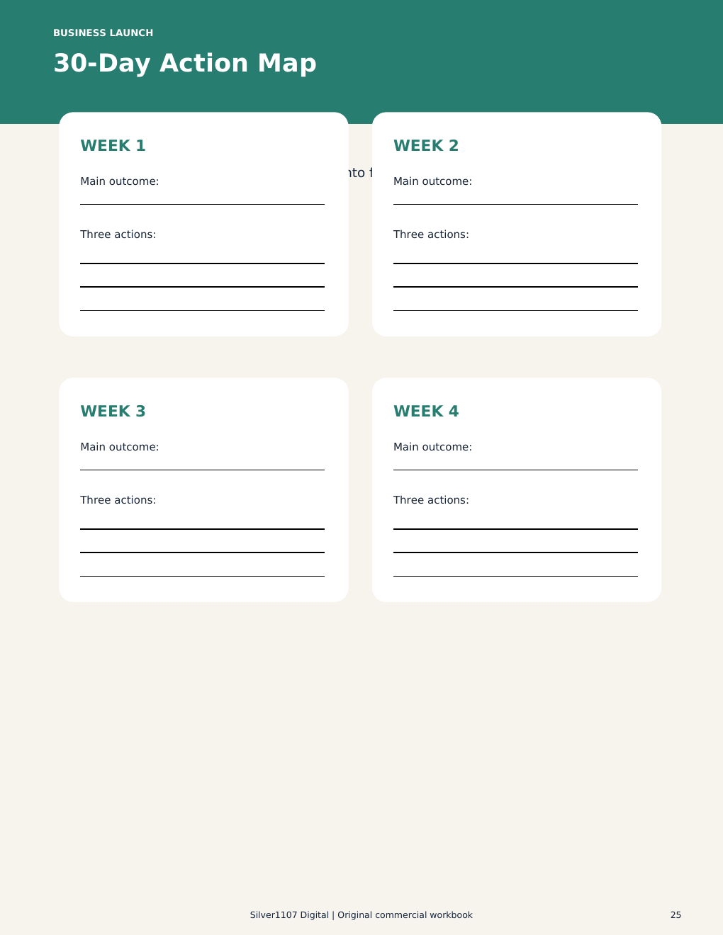 Digital Business Launch Course Workbook - 5 preview