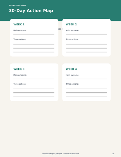 Digital Business Launch Course Workbook - 5 preview