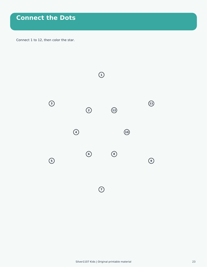 Little Learners Activity Book 30 Printable Worksheets